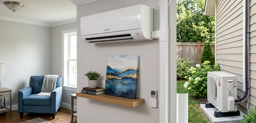 Wall Mounted Heat Pump Setup in Dorchester