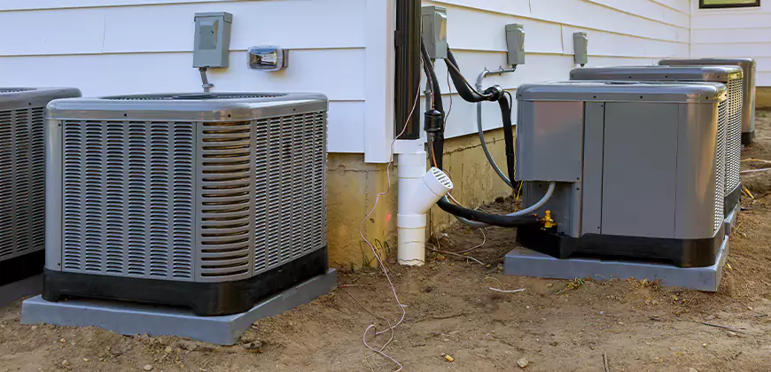 Central Air Condenser Setup in Dorchester